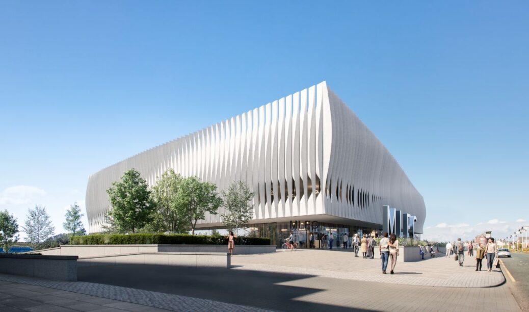 An artist's impression of how the new Marine Lake Events Centre in Southport could look