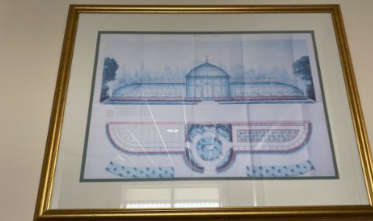 Architectural illustrations on sale at Southport Theatre