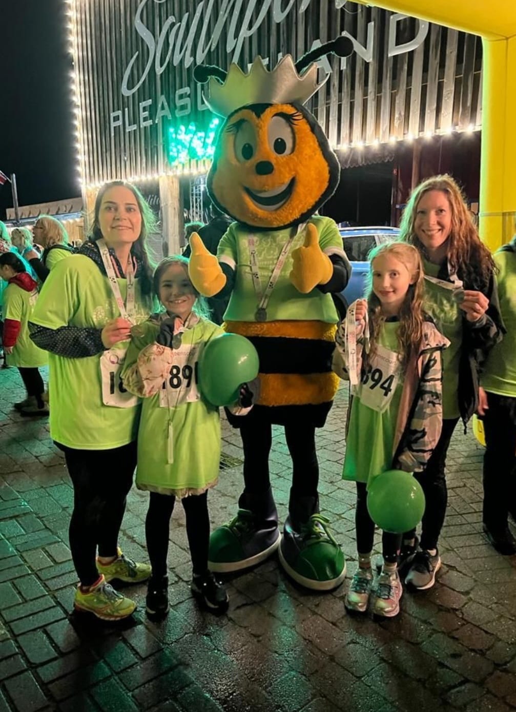 Nige Myers said: "My wife and daughter did the walk with her friend from work and her daughter. They loved it, although they were soaked to the bone when they got in. I am a very proud husband and dad. Well done to all that took part."