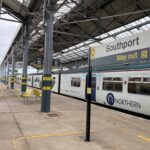 A Northern train at Southport Railway Station. Photo by Andrew Brown Media