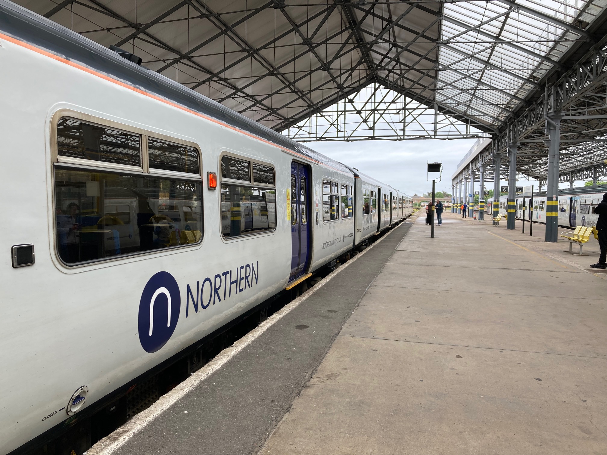 A Northern train at Southport Railway Station. Photo by Andrew Brown Media