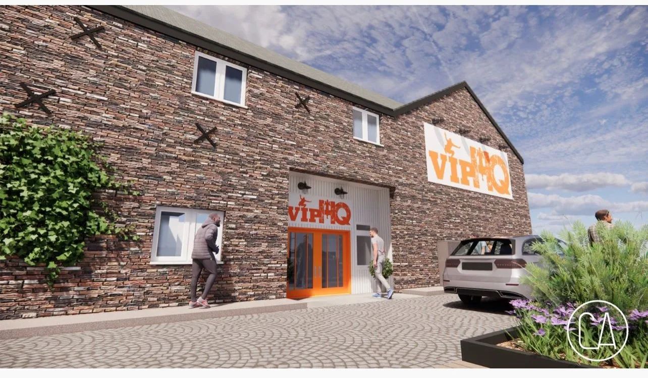 An artist's impression of the new VIP HQ building in Birkdale Village in Southport, designed by Clayton Architecture