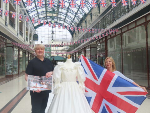 Princess Diana replica wedding dress designer joins campaign to Fly The Flag For Queenscourt