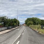 The site of the new road entrance and nine new houses on Bankfield Lane in Churhctown in Southport. Photo by Andrew Brown Media