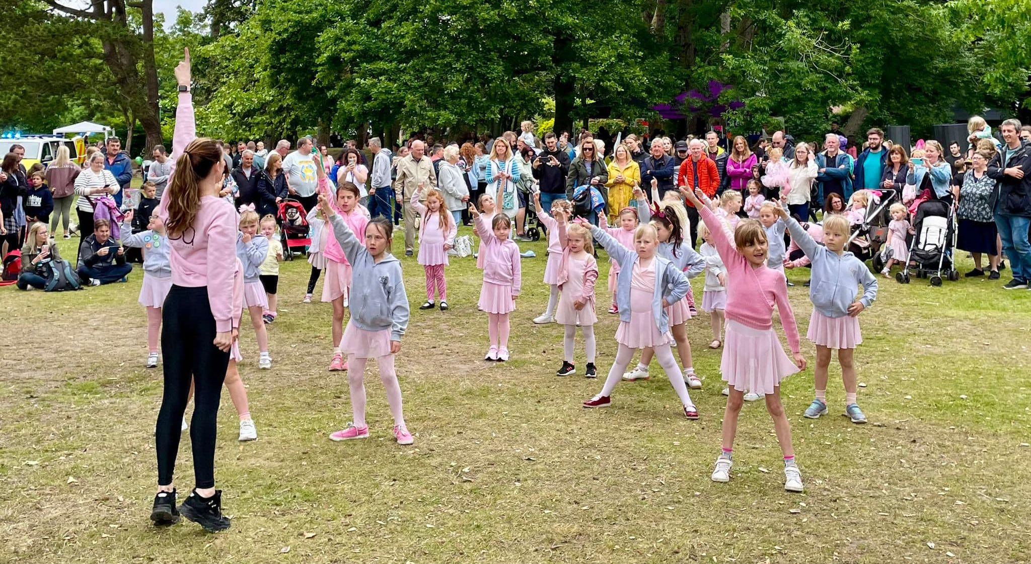 Thousands of people enjoyed a Family Fun Day at the Botanic Gardens in Churchtown in Southport. Children from DBA School of Dance and Babyballet entertained watching crowds. Photo by Andrew Brown Media