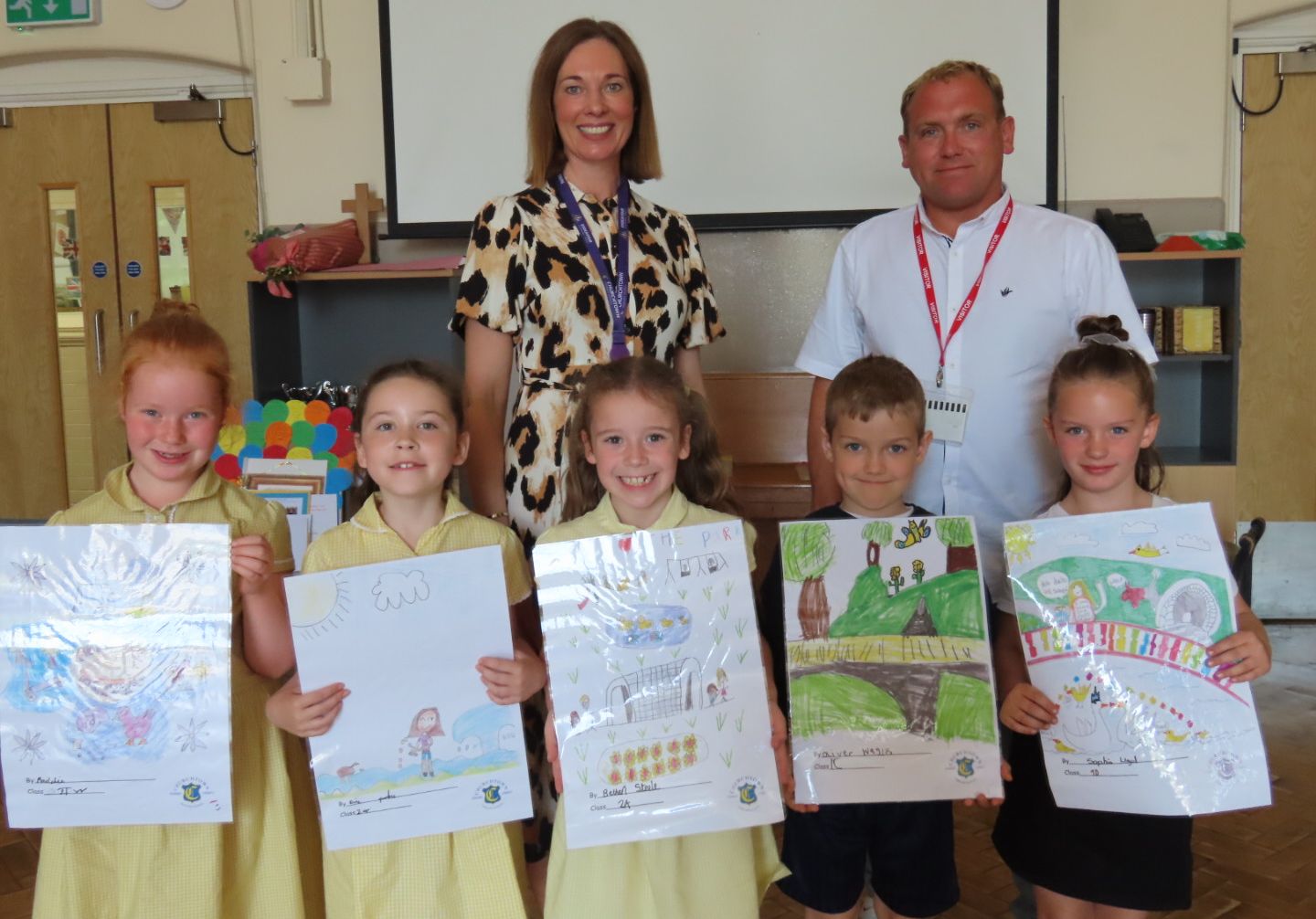 Churchtown Primary School pupils took part in an art competition as part of the Make A Change For Botanic Family Fun Day. There were four themes of the competition which included: Year 1 & 2,  What I love about the park. Photo by Andrew Brown Media