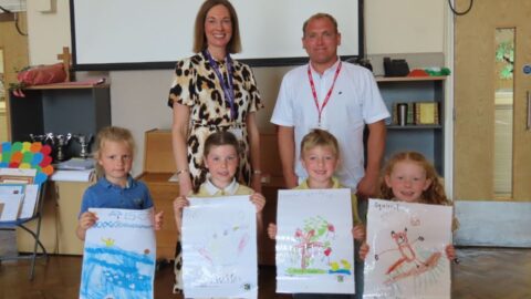 Churchtown Primary School pupils create outstanding artwork for Botanic Gardens Family Fun Day