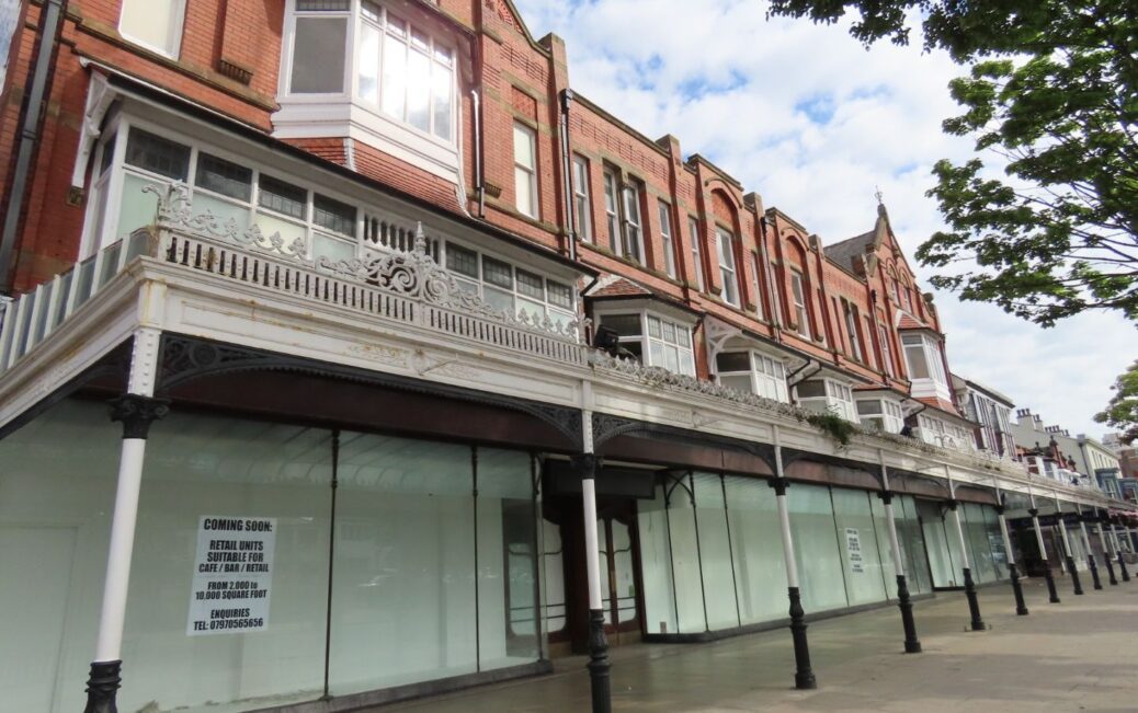 The former Debenhams building on Lord Street in Southport. Photo by Andrew Brown Media