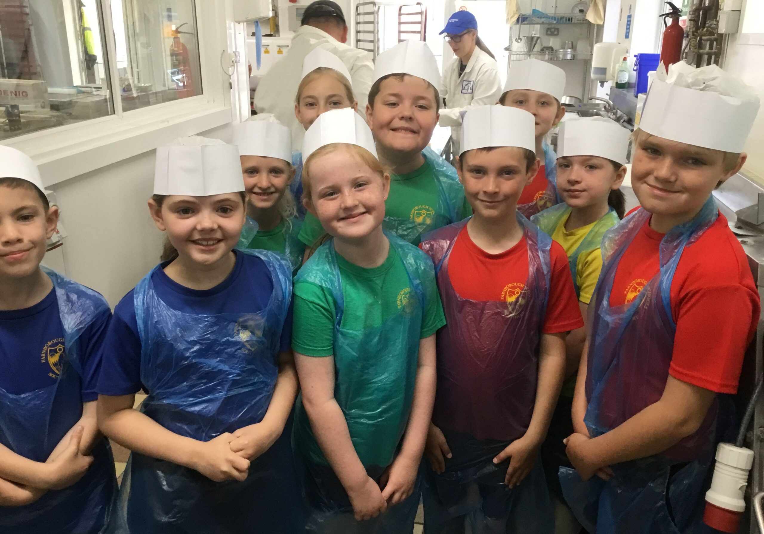 120 children from Farnborough Road Junior school were lucky to become bakers for the morning at The Dutch Bakery in Birkdale
