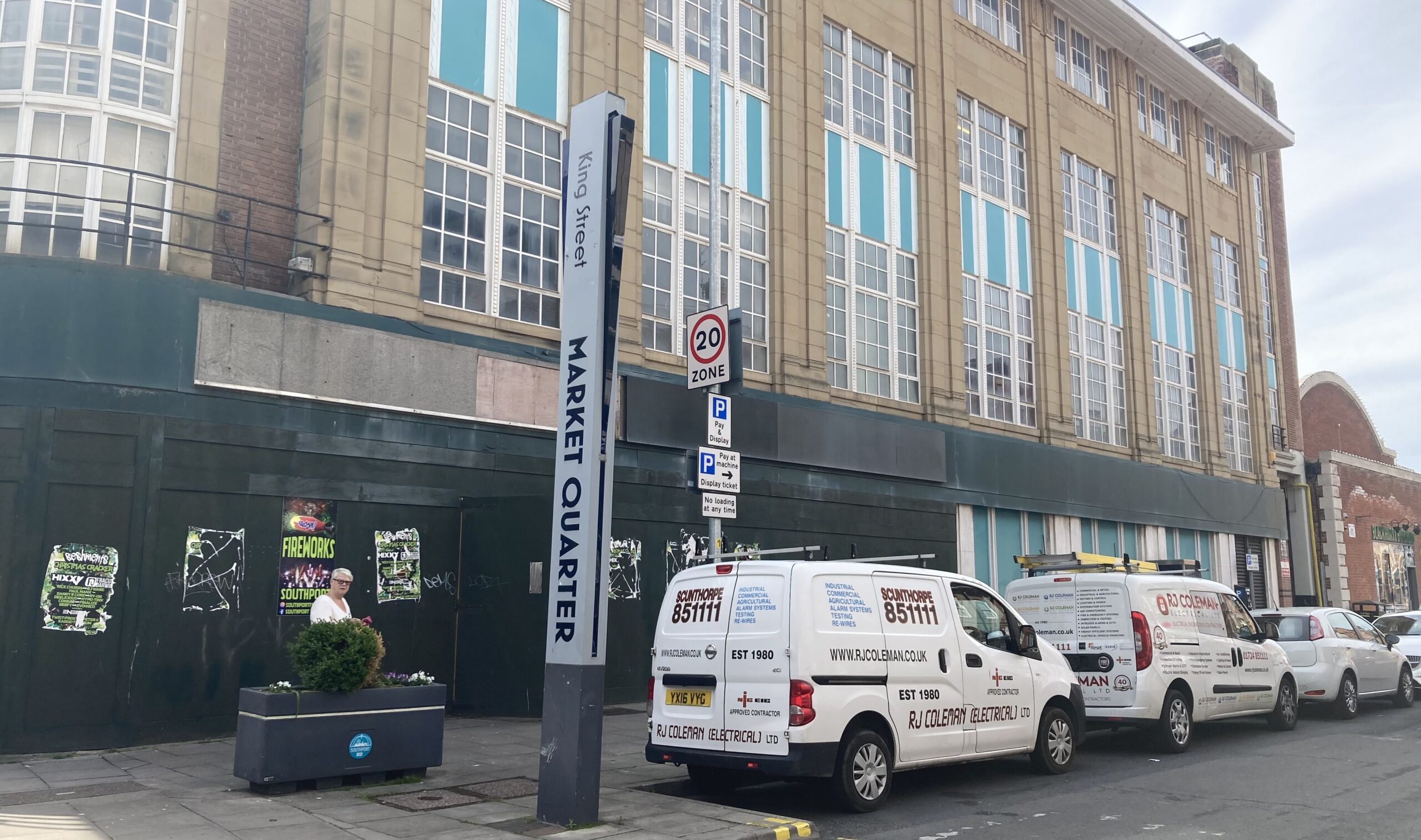 German Doner Kebab on the corner of Eastbank Street and King Street in Southprot town centre. Photo by Andrew Brown Media