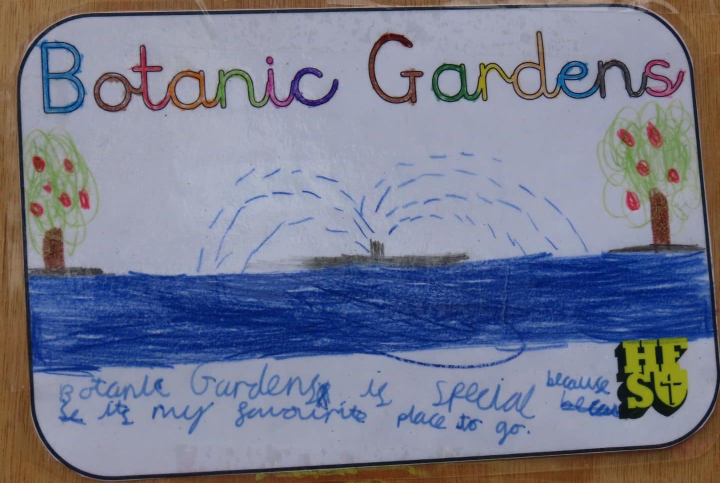 Pupils at Holy Family Catholic Primary School in Southport have created some special artwork for the Botanic Gardens in Southport