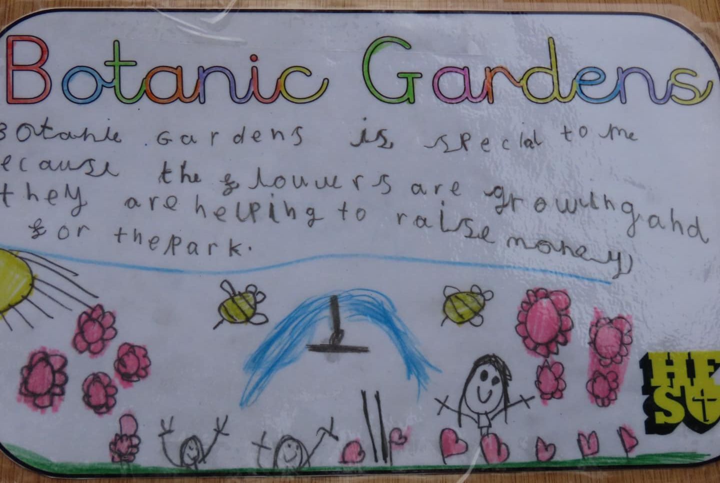 Pupils at Holy Family Catholic Primary School in Southport have created some special artwork for the Botanic Gardens in Southport