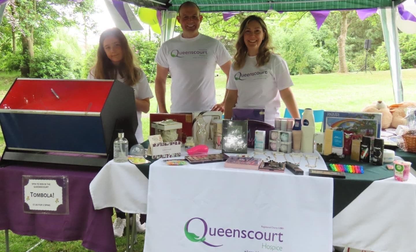Queenscourt Hospice staff and volunteers said they enjoyed a fantastic day at the Botanic Gardens Family Fun Day in Churchtown in Southport. Photo by Andrew Brown Media