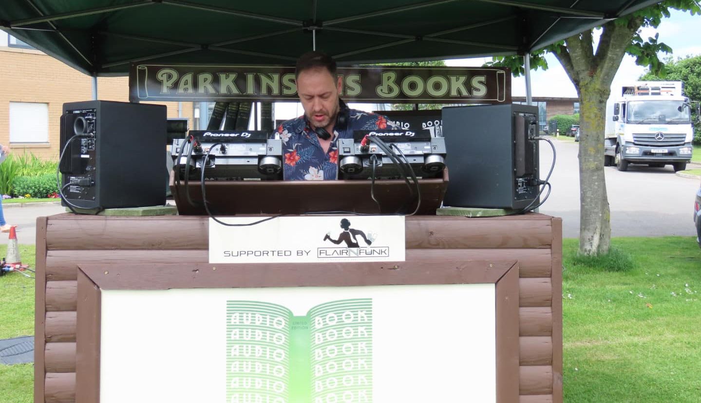 A DJ set from Audio Book supported by Flair n Funk at Southport Food and Drink Festival. Photo by Andrew Brown Media