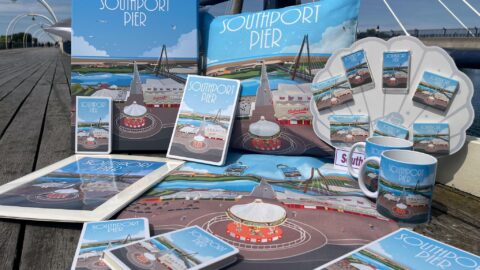 Southport Pier celebrated with stylish new souvenirs unveiled by Silcock’s