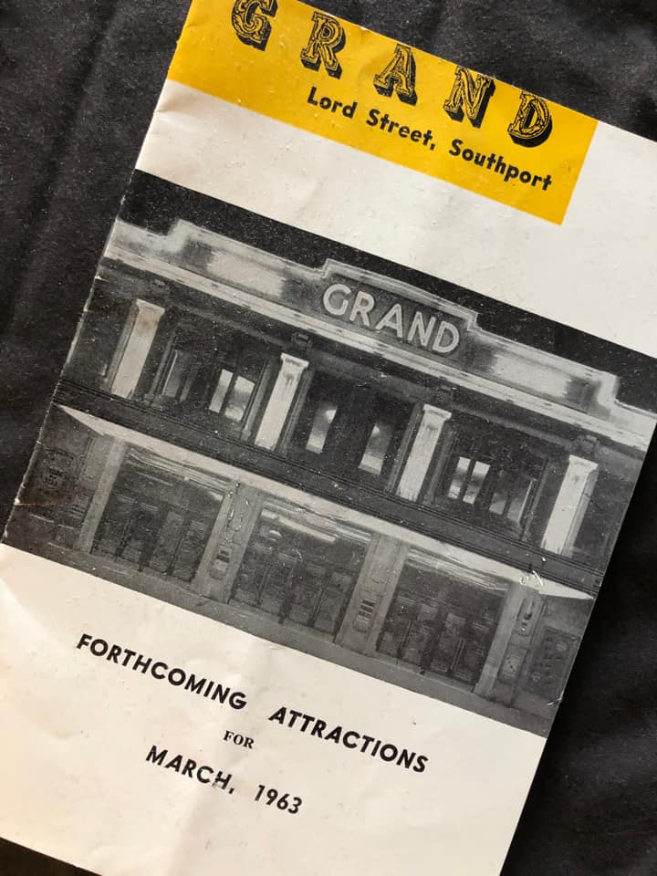 A programme from The Grand on Lord Street in Southport from March 1963. Photo by Area 51 Southport