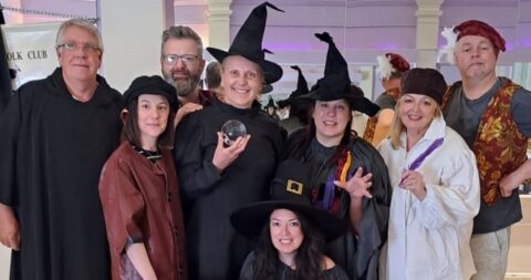 Terry Pratchett’s Wyrd Sisters performed in Southport by Too Friendly Theatre Company