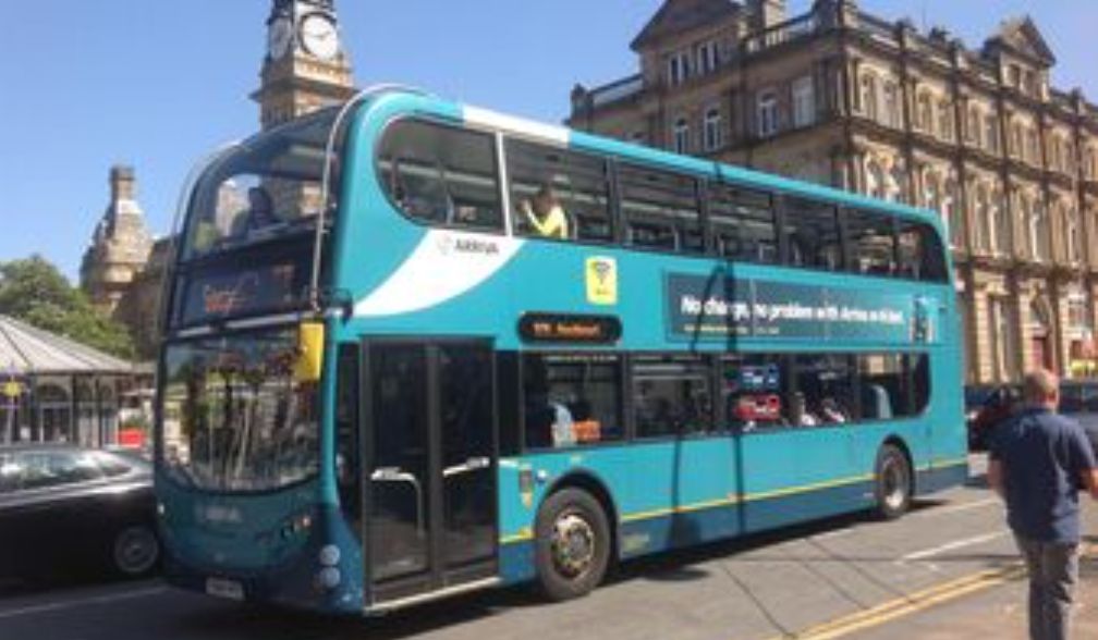An Arriva bus in Southport