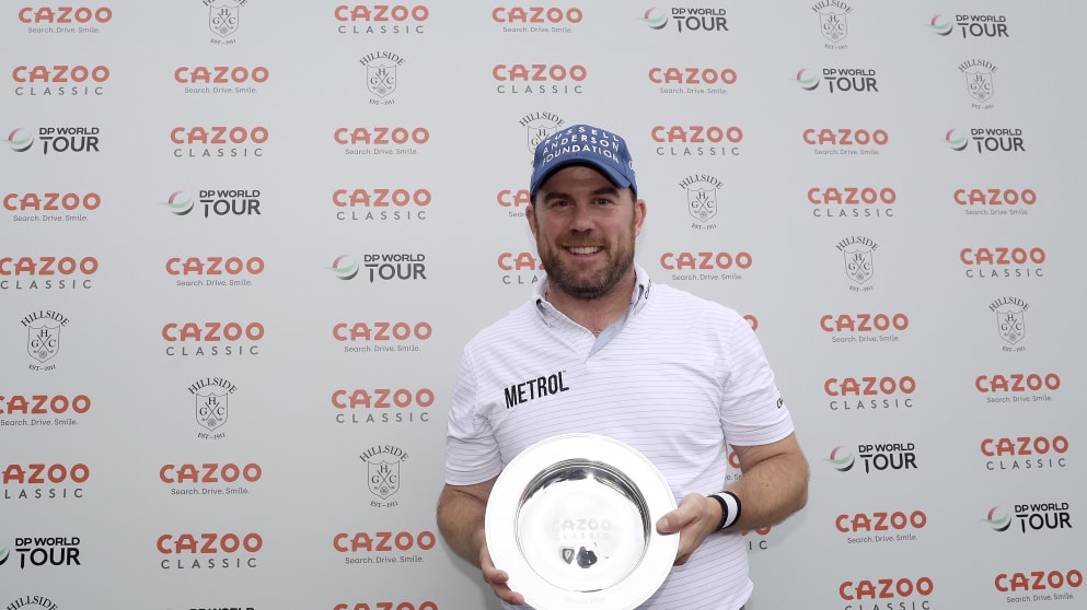 Richie Ramsay was inspired by his daughter as he ended his seven-year wait for a fourth DP World Tour title as he nervelessly holed his tricky par putt at the 18th to win the 2022 Cazoo Classic at Hillside Golf Club in Southport