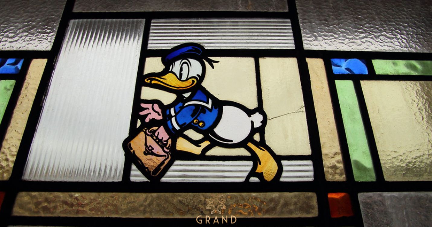 Southport's famous stained glass Disney windows have been lovingly restored at The Grand on Lord Street in Southport