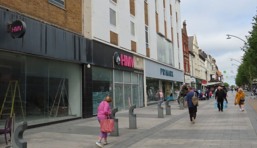 The former HMV store on Chapel Street in Southport. Photo by Andrew Brown Media