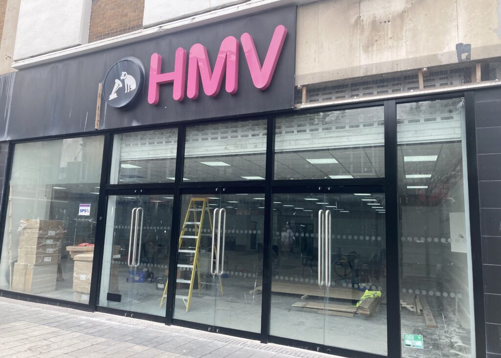 The former HMV store on Chapel Street in Southport. Photo by Andrew Brown Media