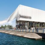 An artist's impression of the new Marine lake Events Centre in Southport