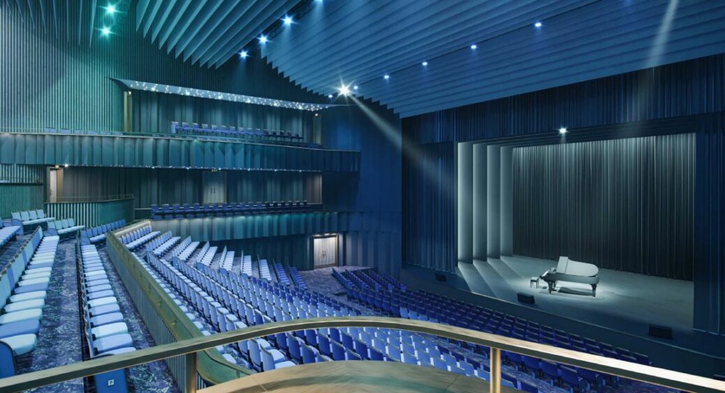 An artist's impression of the new Marine lake Events Centre in Southport