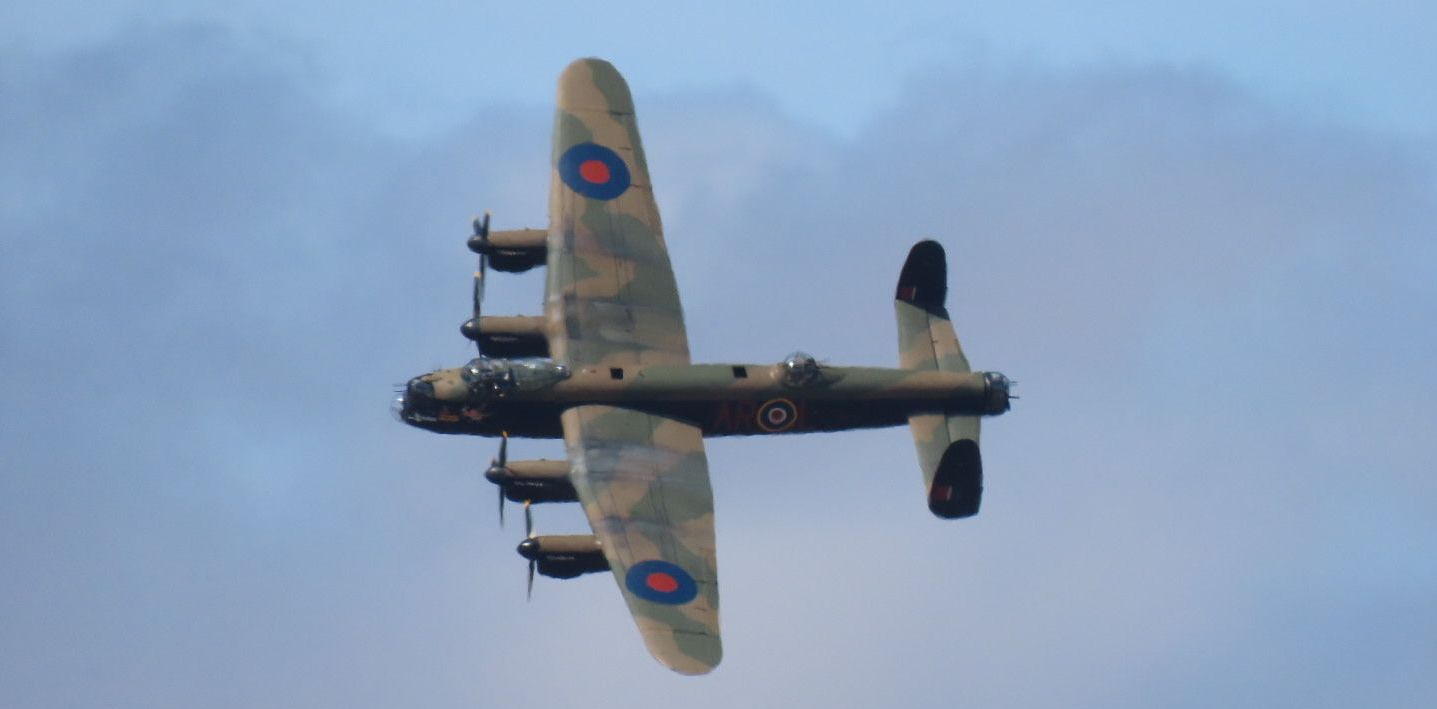 The Lancaster at Southport Air Show. Photo by Andrew Brown Media