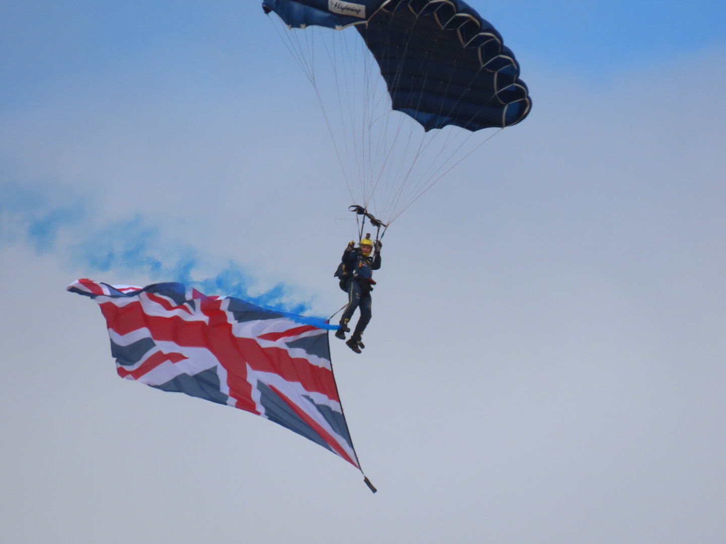 The Tigers Army Parachute Display Team at Southport Air Show. Photo by Andrew Brown Media