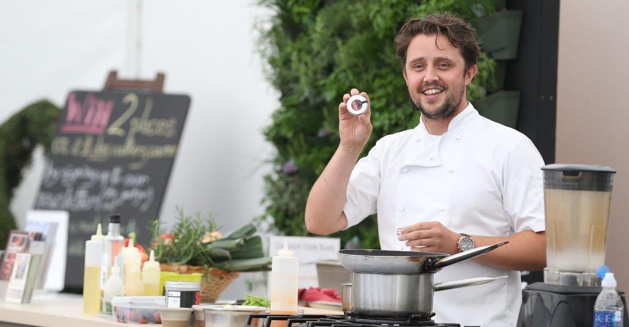 Chef Ellis Barrie at Southport Flower Show