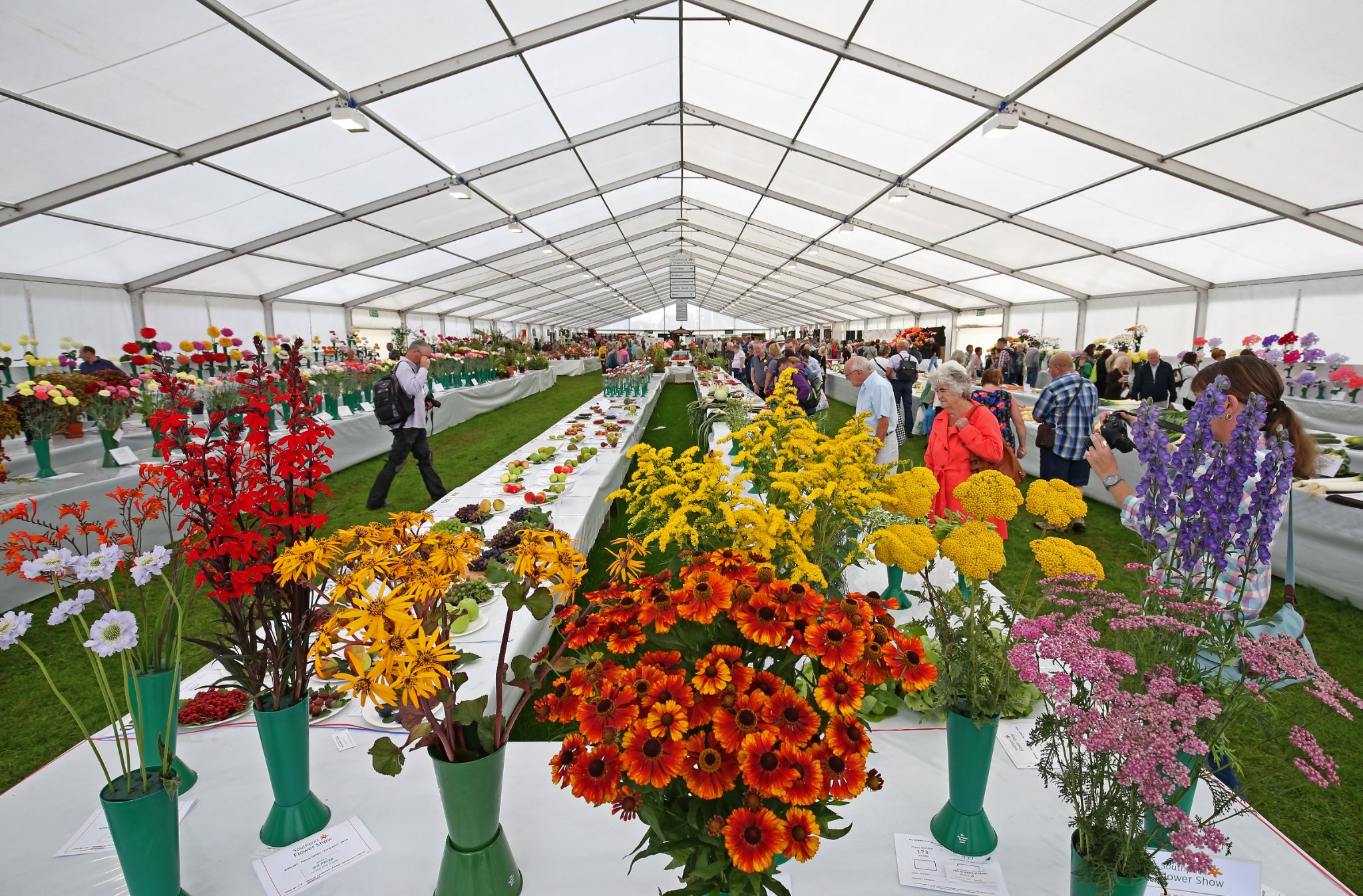 The Amateur Marquee at Southport Flower Show 