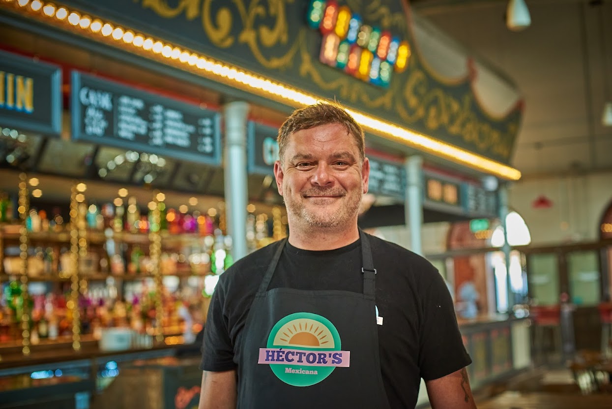 Paul Moore owner of Hector's Mexicana at Southport |Market. Photo by Mark Shirley