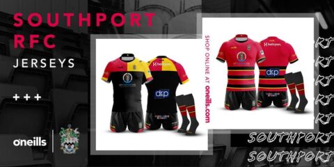 Southport Rugby Club unveils new kit to celebrate historic 150th season