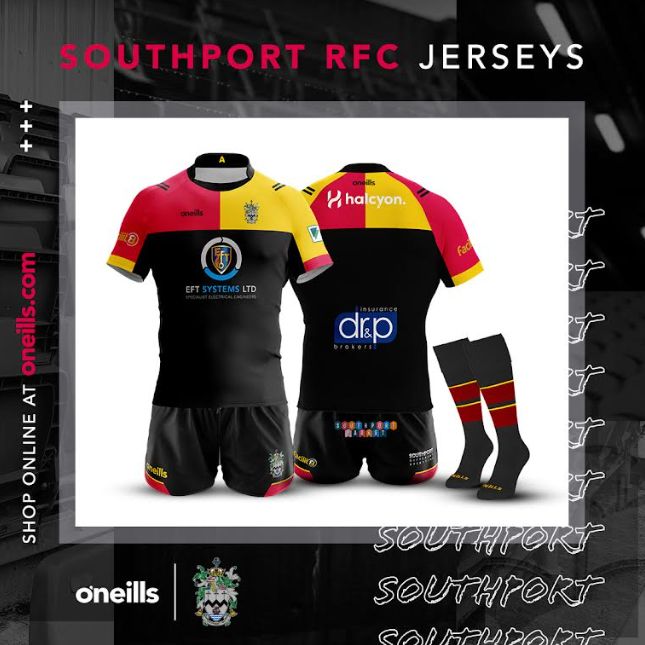 Southport Rugby Football Club announced the launch of its new playing kit and leisure wear, the new kit coincides with the clubs celebratory 150th season