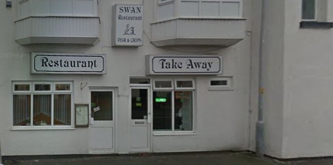 The Swan chippy in Southport