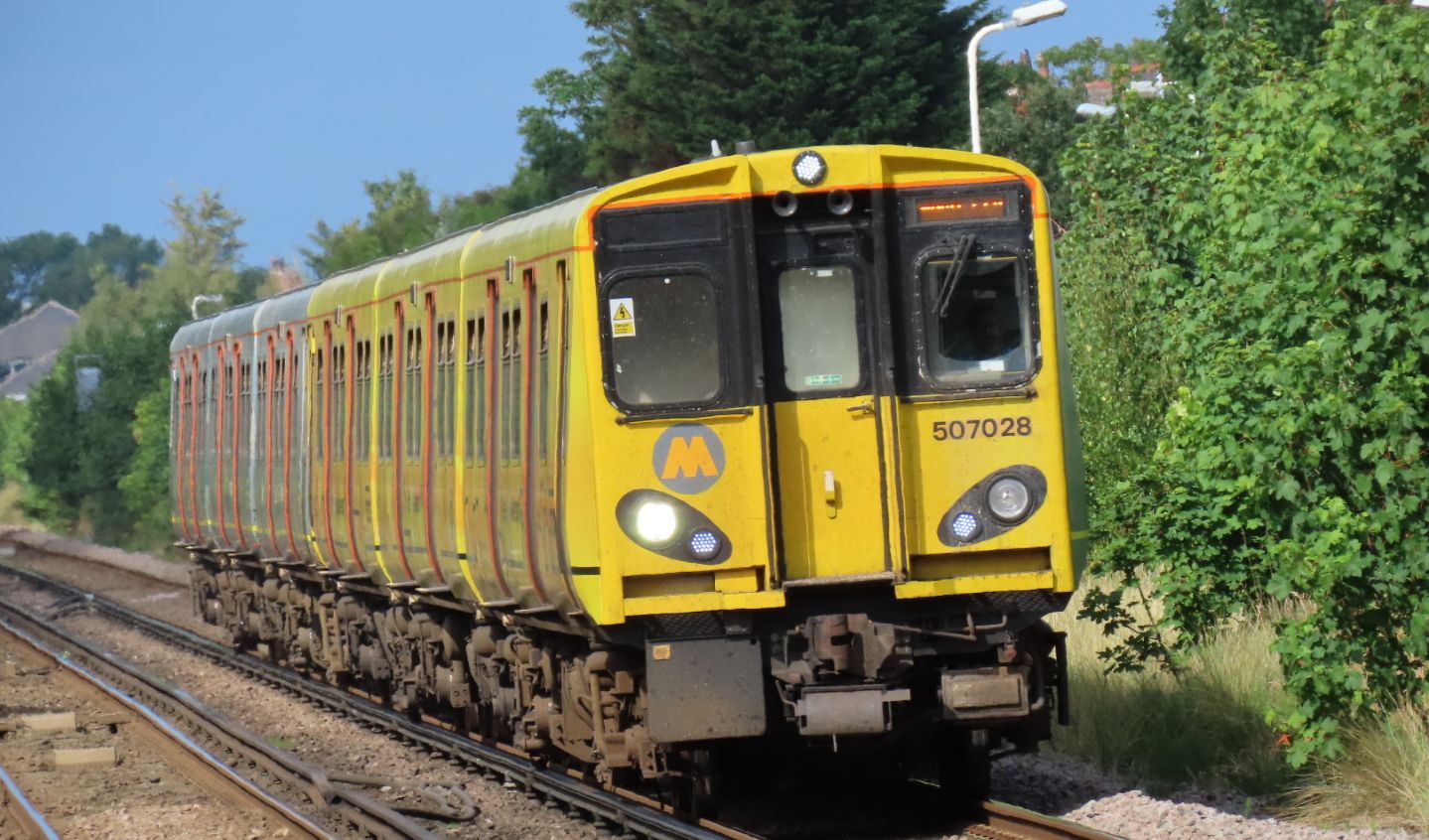 A Merseyrail train. Photo by Andrew Brown Media