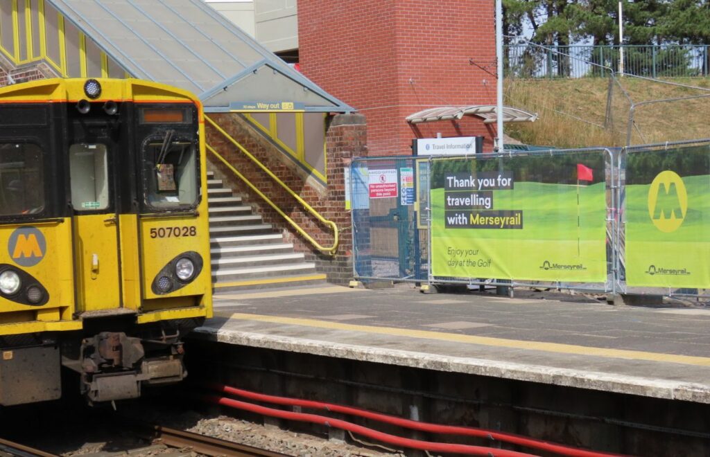 A Merseyrail train. Photo by Andrew Brown Media