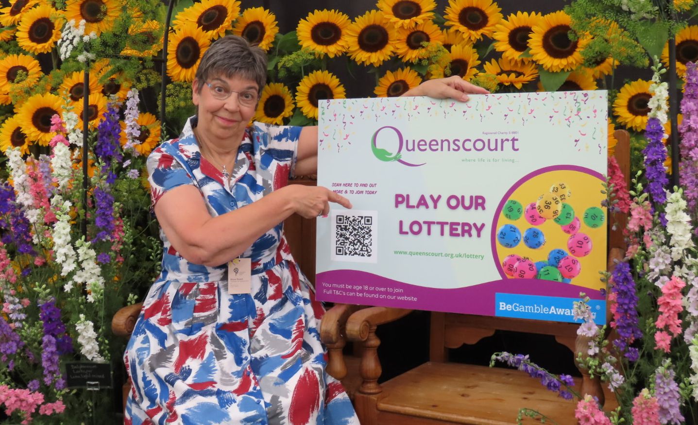 Dr Karen Groves MBE at Southport Flower Show 2022. Photo by Andrew Brown Media