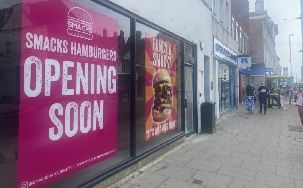 Smacks Hamburgers is opening soon in the former Co-Operative Bank at 20 London Street in Southport town centre. Photo by Andrew Brown Media