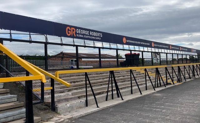 Southport FC has announced a new commercial partnership with leading scaffolding equipment supplier, George Roberts Limited, which sees the Blowick End terrace now become known as The George Roberts Terrace