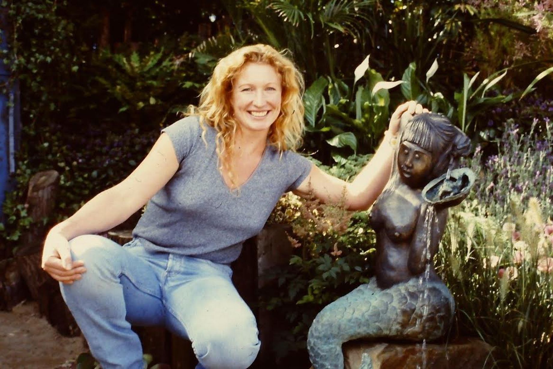 Charlie Dimmock at Southport Flower Show in 1999