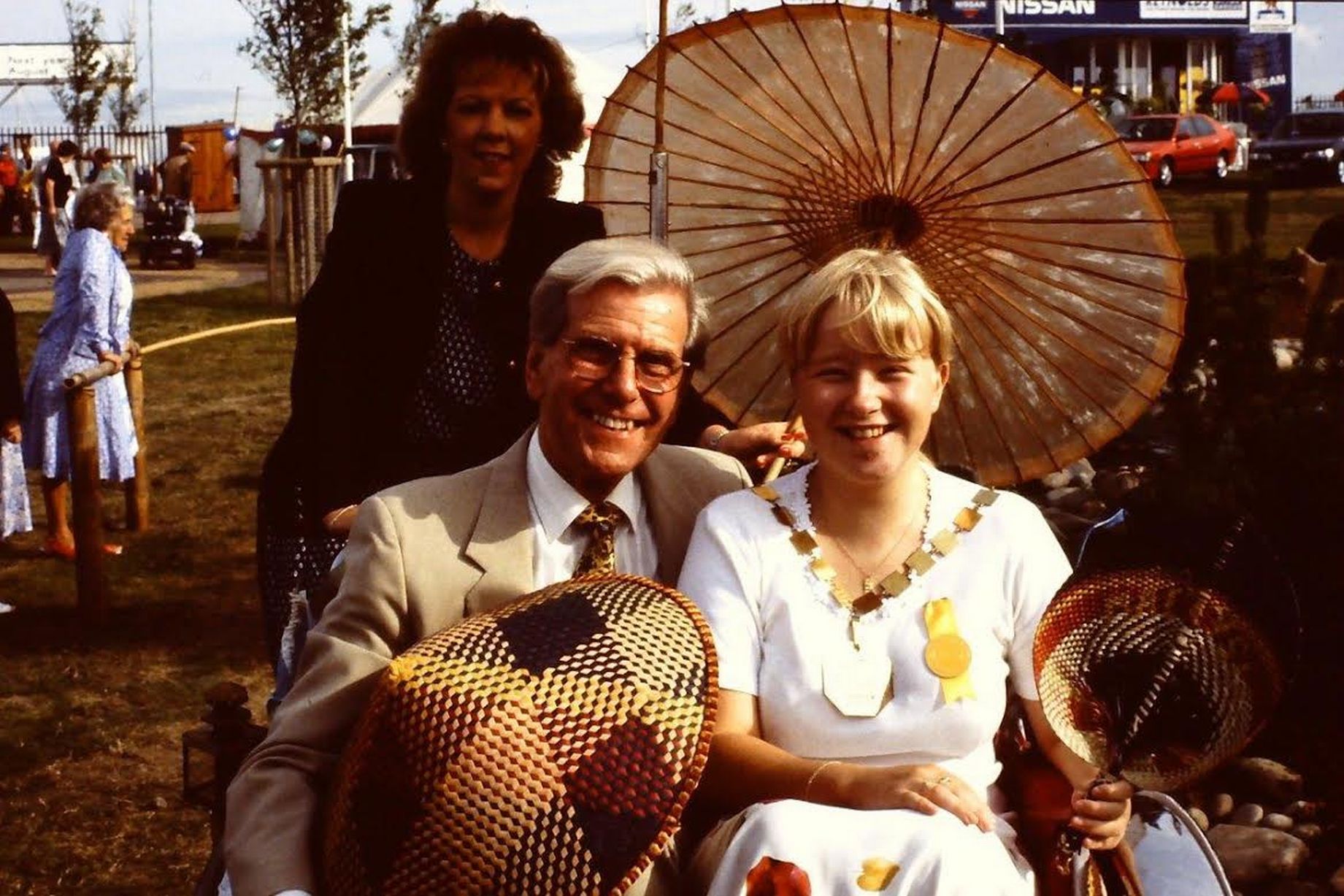 Bob Holness at Southport Flower Show in 1996