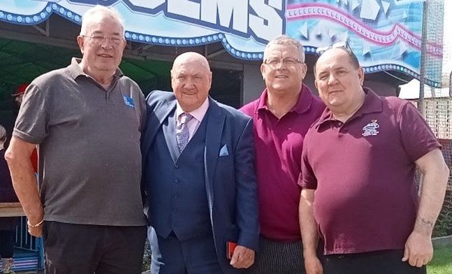 Mike Gower, The Big Coach Company; Bernie Buxton MBE, Liverpool Taxi Drivers; John Duffy, Debbie Bennett Funeral Home; Paul Azzopardi, Liverpool Taxi Drivers