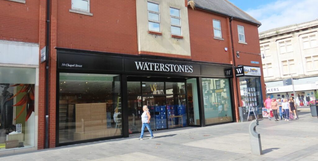 The new Waterstones store on Chapel Street in Southport town centre. Photo by Andrew Brown Media