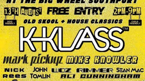 K-KLASS To Headline at SMILE! At The Big Wheel Southport On 13th August…FREE OUTDOOR EVENT.