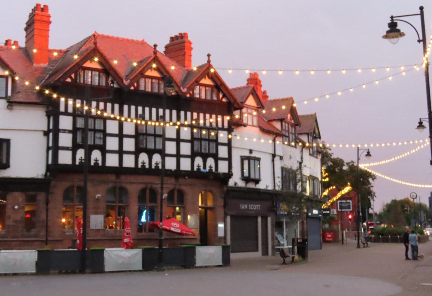 Crosby Village has been lit up by lighting firm IllumiDex UK Ltd. Photo by Andrew Brown Media