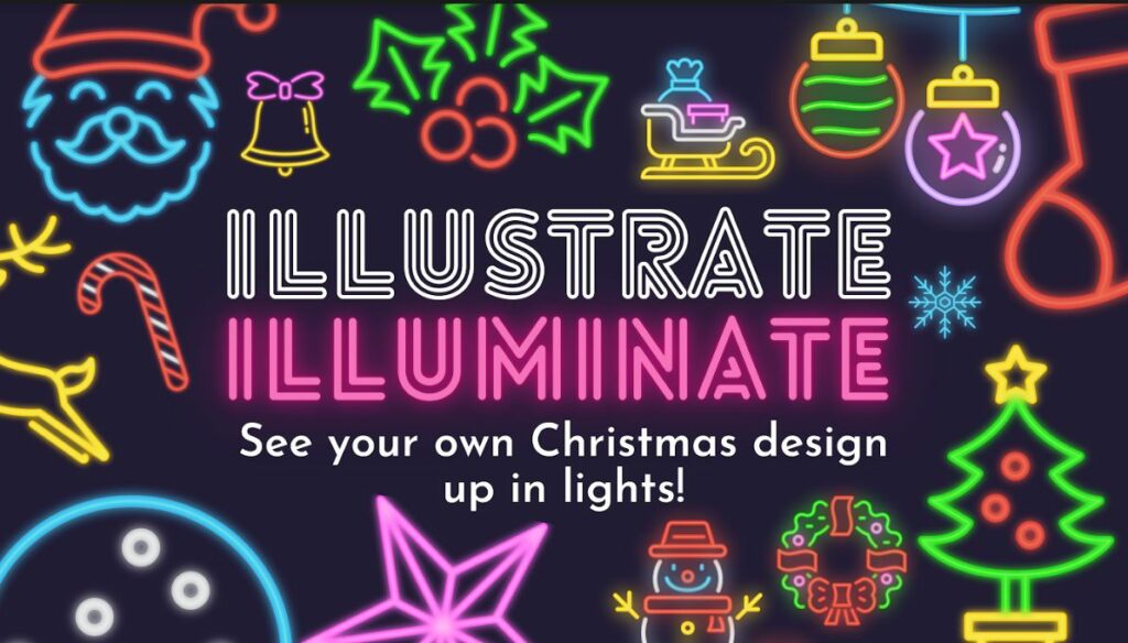 This Christmas Southport BID and IllumiDex UK Ltd are inviting young people to help decorate Southport through the brand new Illustrate Illuminate competition and trail