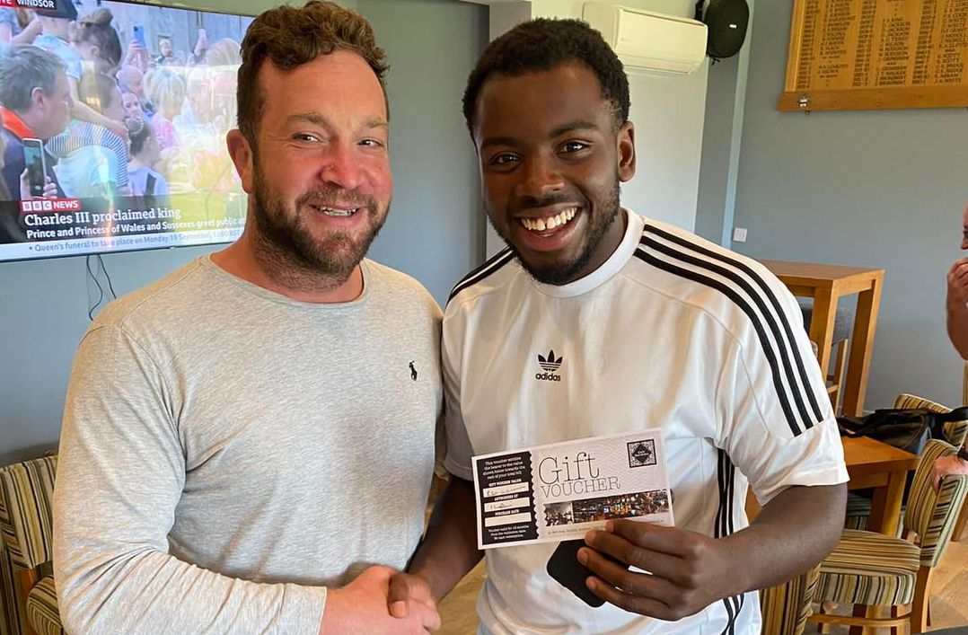 Southport Rugby Club Second Team MOTM, sponsored by Cafe Bar Nista is Elliot Amadi