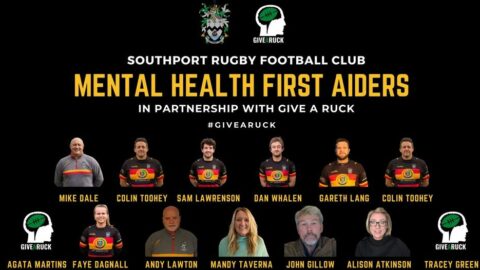 Southport Rugby Club unveils new team of mental health first aiders
